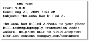 Zong Text Msg 3