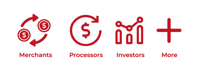 Symbols for Merchants, Processors, Investors